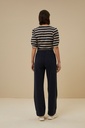 By Bar - Nicky Big Stripe Top - 856 Midnight