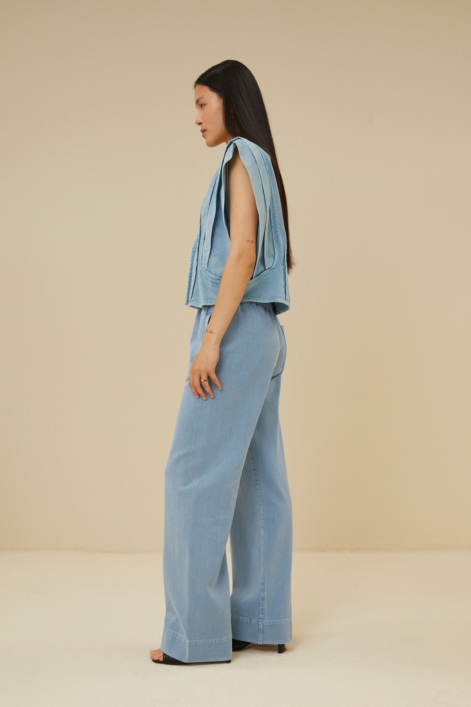 By bar - jane sleeveless denim jacket