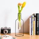 Balvi - Vase, Flasche Silhouette, schwarz, 26 cm