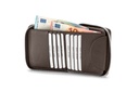 LILLE soft | dunkelbraun | silber | genarbt
