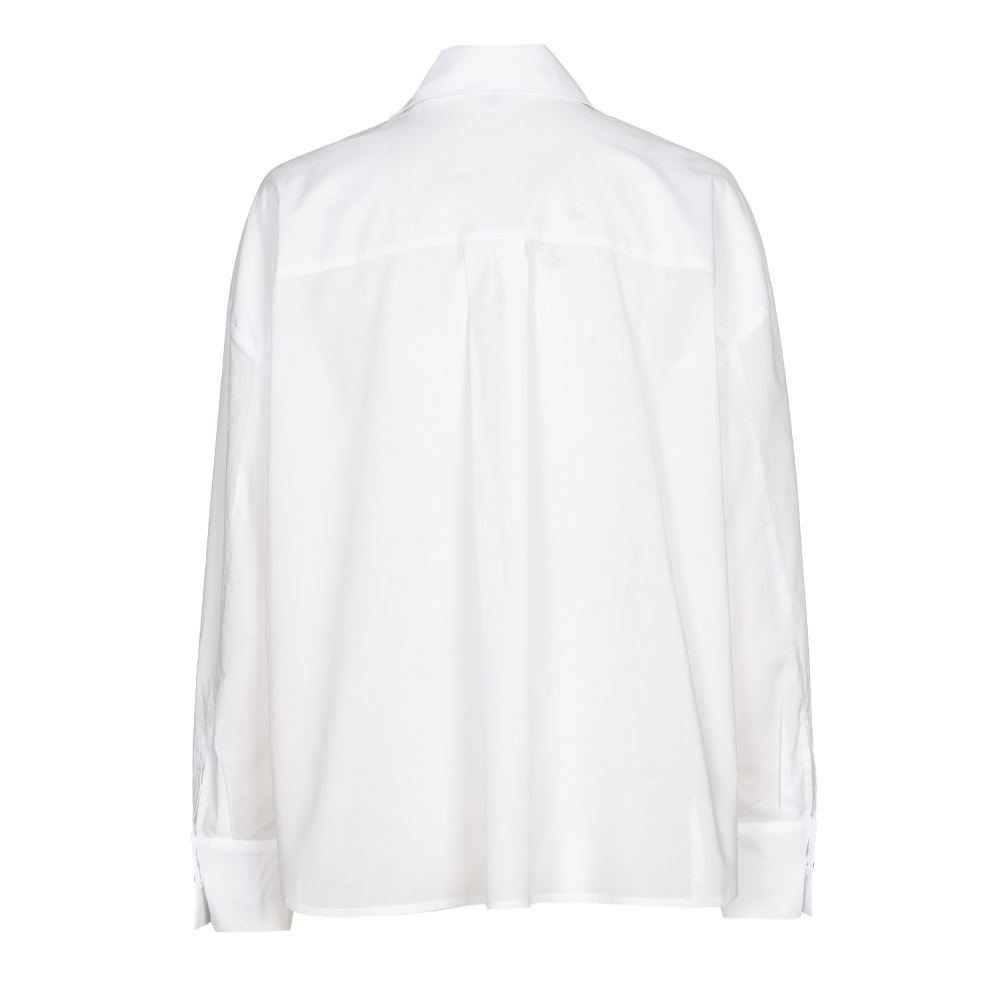Caroline Biss - COTTON SHIRT WITH EMBROIDERY blouse Blue - 1669-29
