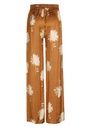 Caroline Biss - LOOSE-FITTING SHINY PANTS, STRAIGHT LEG, NORMAL WAIST cinnamon - 1576-32