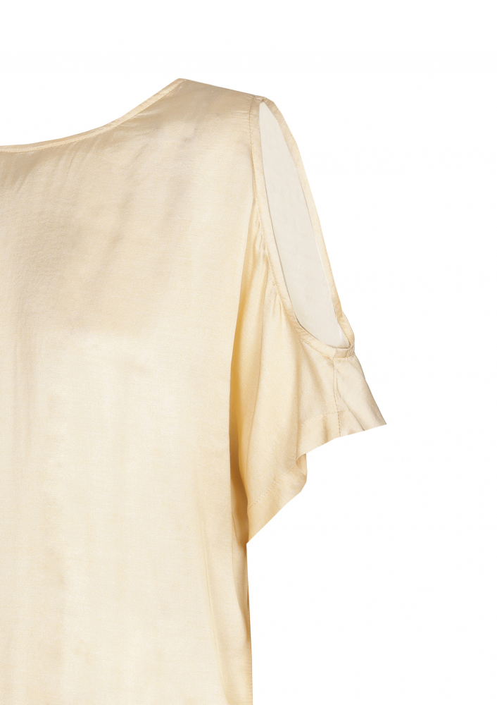 Caroline Biss - LOOSE-FITTING TOP WITH SHOULDER EFFECT Vanille - 1676-34