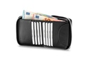 LILLE soft | schwarz | silber | genarbt