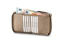 LILLE soft | taupe | silber | genarbt