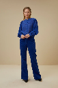 By Bar - Rikki Dots Blouse Kingsblue 608