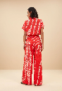 By Bar - Benji Red Groove Pant - 301 red groove print