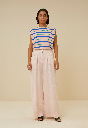 By bar - Diede Fresh Stripe Top - 388 fresh rose
