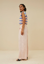 By bar - Diede Fresh Stripe Top - 388 fresh rose