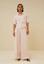 By bar - Eli Linen Pant - 036 cipria pink