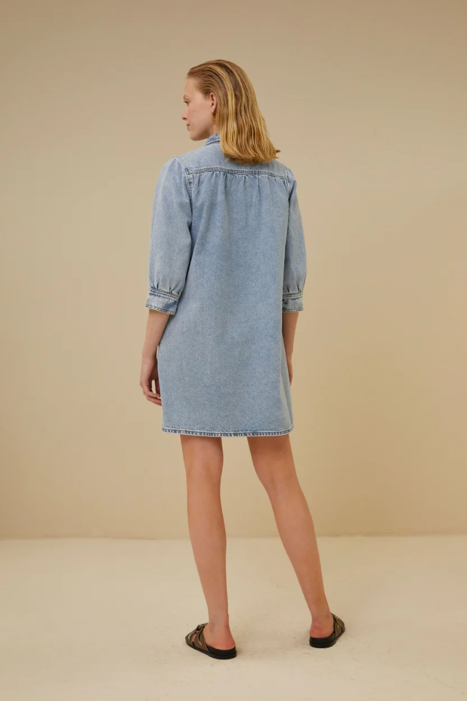 By bar - Flynth Denim Dress - 612 light denim