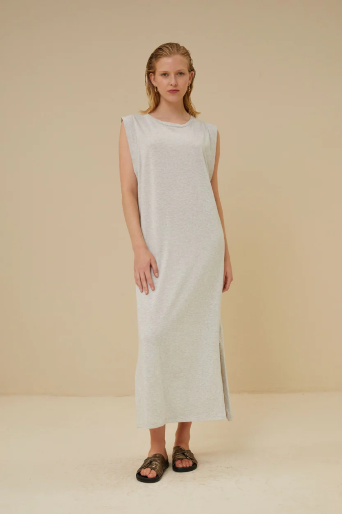 By bar - Lau Heavy Flame Dress - 825 grey melee