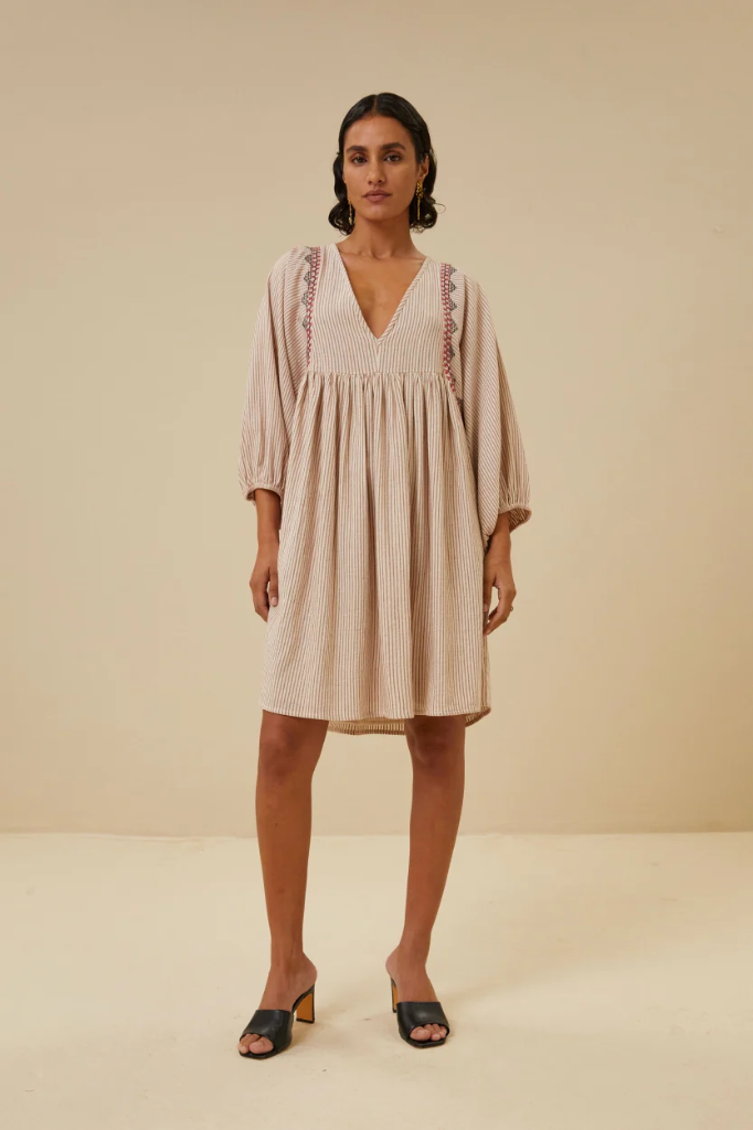 By bar - Philou Handloom Dress - 762 bricks