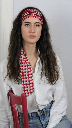 Les Belles Vagabondes - Bandeau Berlingot Rouge