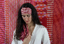 Les Belles Vagabondes - Bandeau Berlingot Rouge