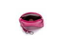 Mini-Geldbörse/Schlüsseltasche | pink | silber | genarbt