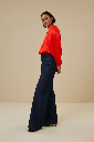 By Bar - Rikki Satin Blouse Poppy Red 305