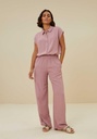 By Bar - Robyn Viscose Pant - 386 Nostalgia Rose