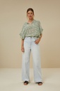By Bar - Ruffle Udaipur Blouse - 864 Udaipur Print