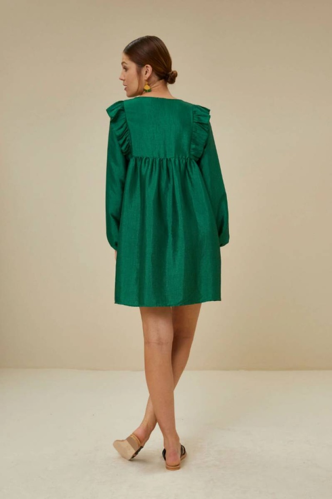 By Bar - Vai Gloss Dress - 473 Green Sparkle