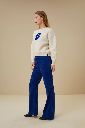 By Bar - bas logo sweater - 826 oyster melee