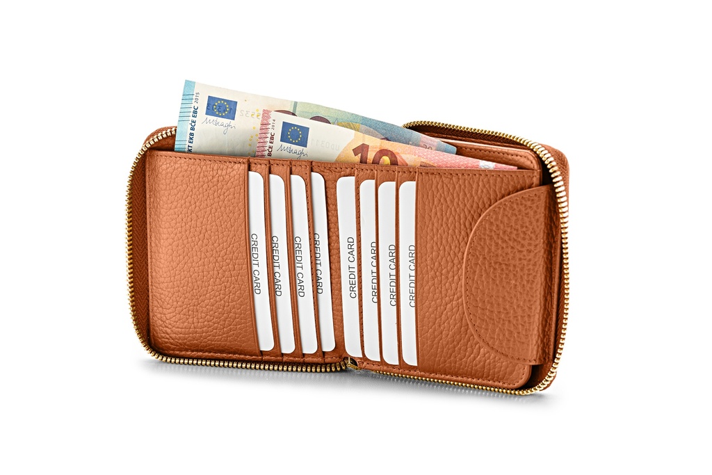 LILLE soft | lachs | gold | genarbt