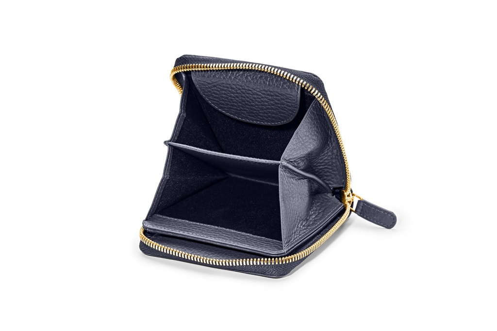 LILLE soft | nachtblau | gold | genarbt