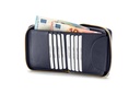 LILLE soft | nachtblau | gold | genarbt