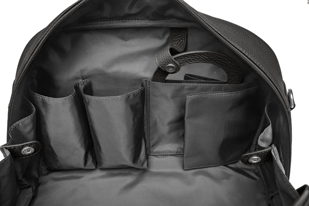 stylebar | schwarz | silber | genarbt