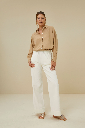 By Bar - Mees Twill Pant - 010 Off White