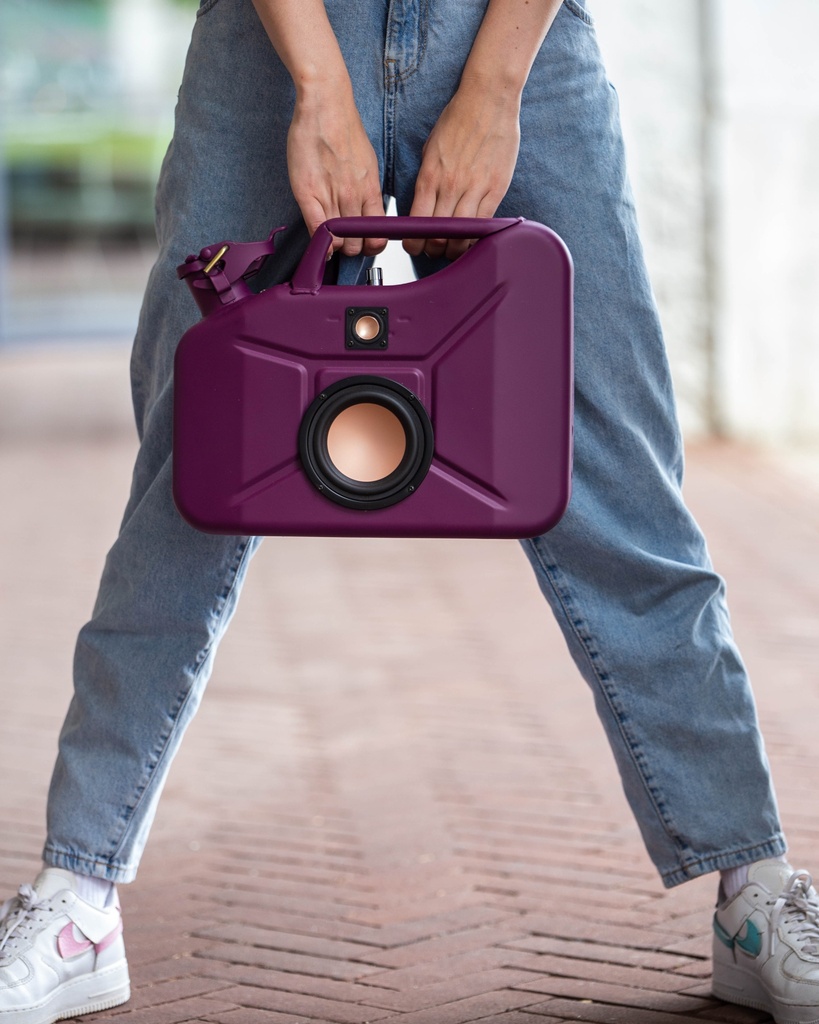 Flipz Speaker - Petrol sound purple M (jerrycan) special