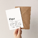 Aemmi - Klappkarte mit Umschlag - Oma