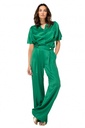 Caroline Biss - LOOSE-FITTING DRESS PANTS, STRAIGHT LEG, MID WAIST - Jungle - 1527-62