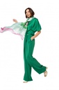 Caroline Biss - LOOSE-FITTING DRESS PANTS, STRAIGHT LEG, MID WAIST - Jungle - 1527-62