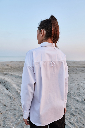 Future Planet of Style - Signature blouse oversized white - zick zack