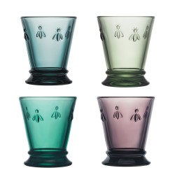 La Rochere - Wasserglas Biene dunkelblau ABEILLE
