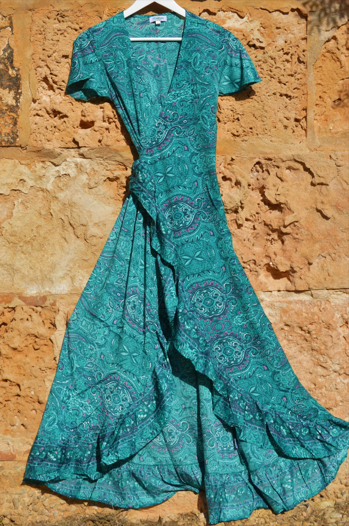 Mandala by Mallorca - Wickelkleid Seidenlook