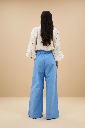 By Bar - Zasu coloured Lurex blouse - 010 off white