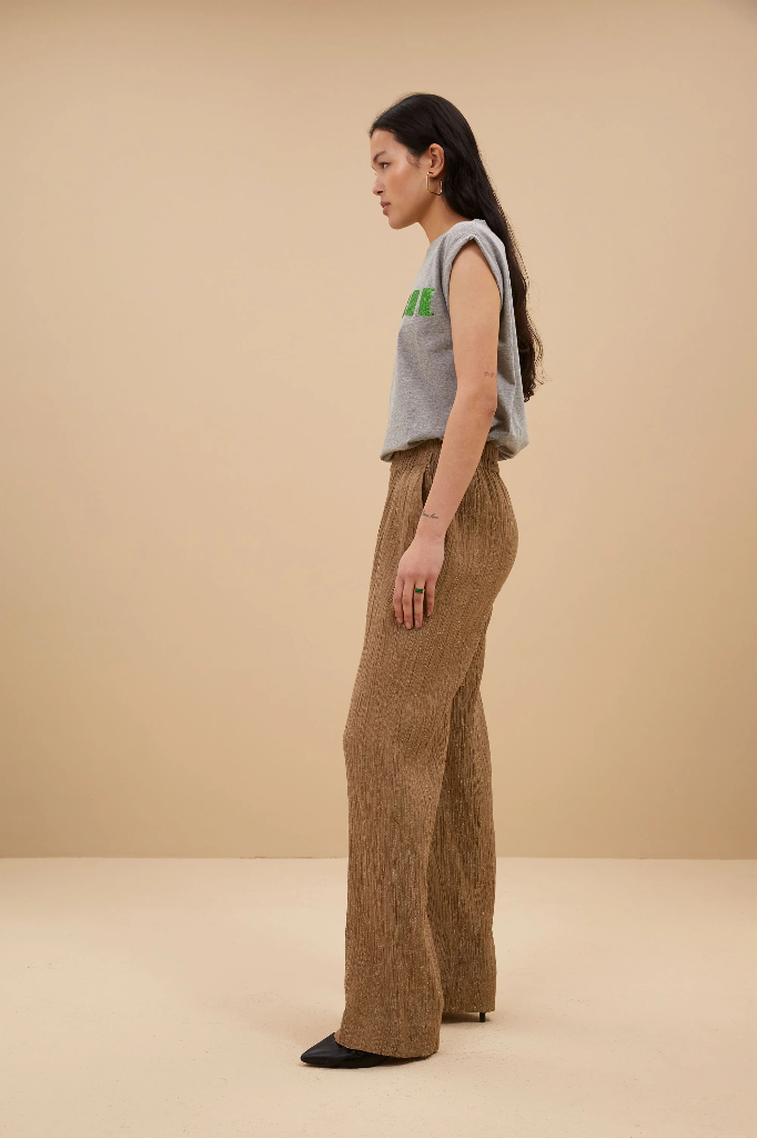 By bar - Thelma Boogie Top - 825 grey melee 