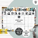 Chilitype - Stadt-Land-Musik - Spielblock DIN A4