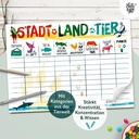 Chilitype - Stadt-Land-Tier - Spielblock DIN A4
