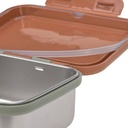 Lässig - Lunchbox stainless steel happy prints caramel