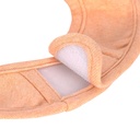Lässig - Newborn Bib 3 pcs GOTS apricot/light grey/nature melange