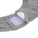 Lässig - Newborn Bib 3 pcs GOTS dark grey/light grey/nature melange