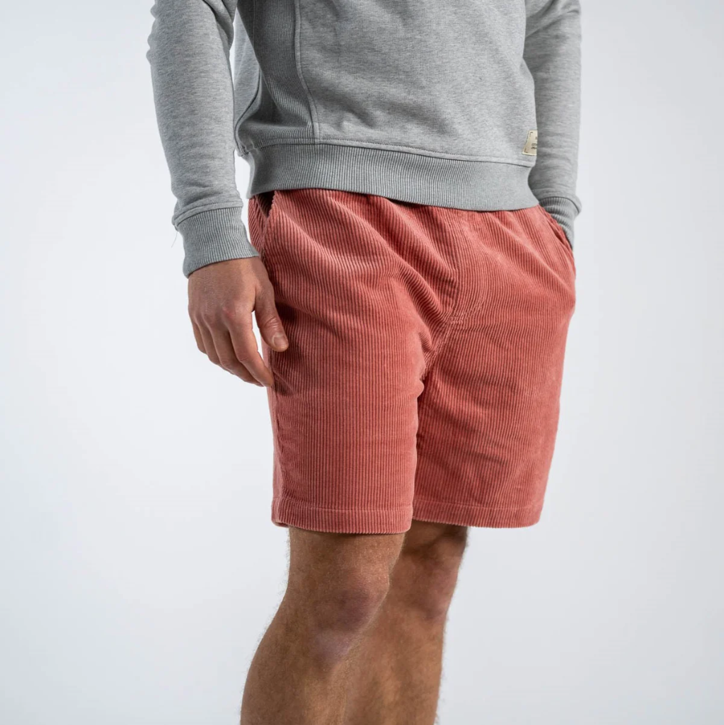 Billybelt - Sommer Shorts Velours Beach Horizon - Rouge cèdre