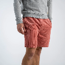 Billybelt - Sommer Shorts Velours Beach Horizon - Rouge cèdre