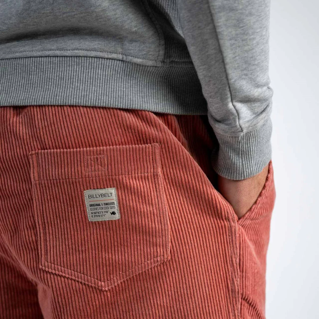 Billybelt - Sommer Shorts Velours Beach Horizon - Rouge cèdre