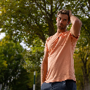 Billybelt - T-Shirt Bio-Baumwolle Garment Dye - Orange