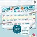 Chilitype - Stadt-Land-Urlaub - Spielblock DIN A4