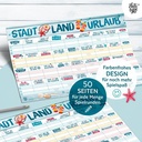 Chilitype - Stadt-Land-Urlaub - Spielblock DIN A4